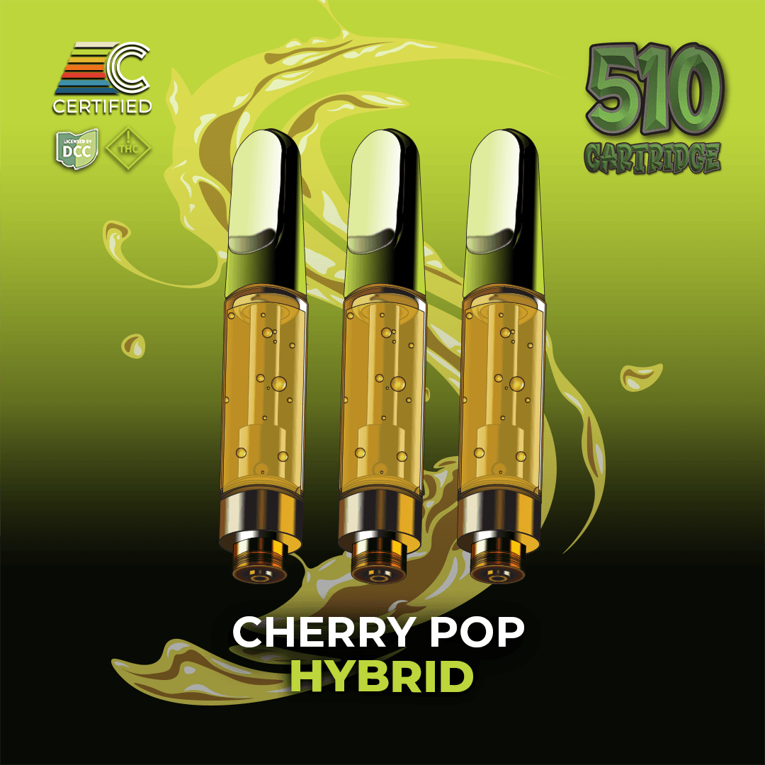 CERTIFIED Cherry Pop | 3pk 1g Distillate Cart