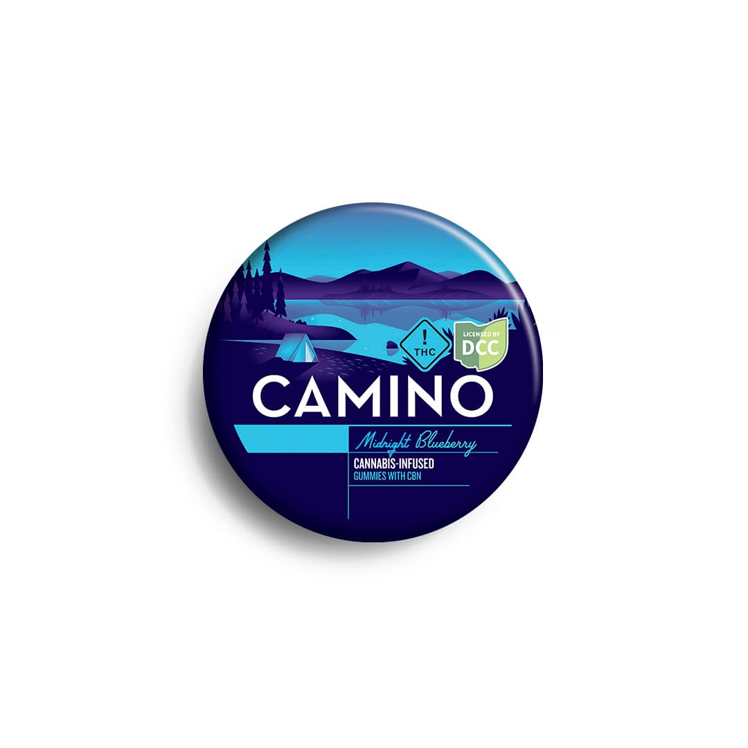 Kiva Camino Midnight Blueberry Gummies w/CBN