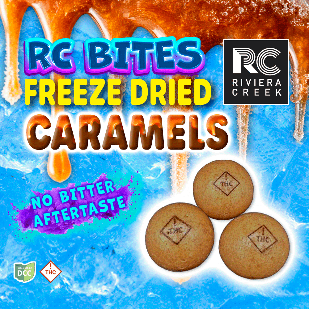 Riviera Creek RC Bites Freeze Dried Caramels [3pk] (30mg)