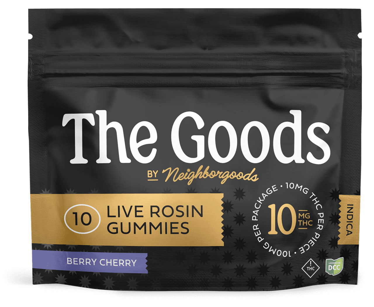 The Goods Berry Cherry | Live Rosin Gummies | [101.33mg]
