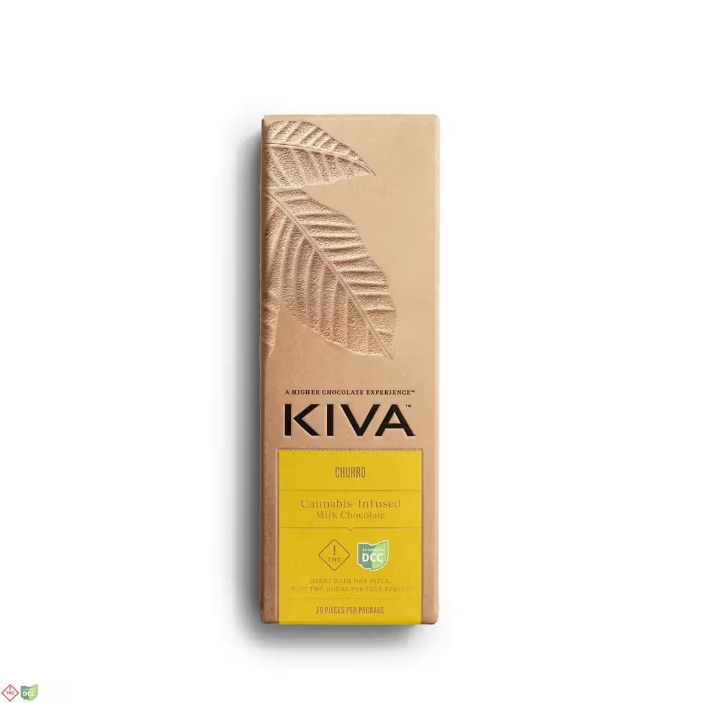 Kiva Milk Chocolate Bar (20pk) 100mg