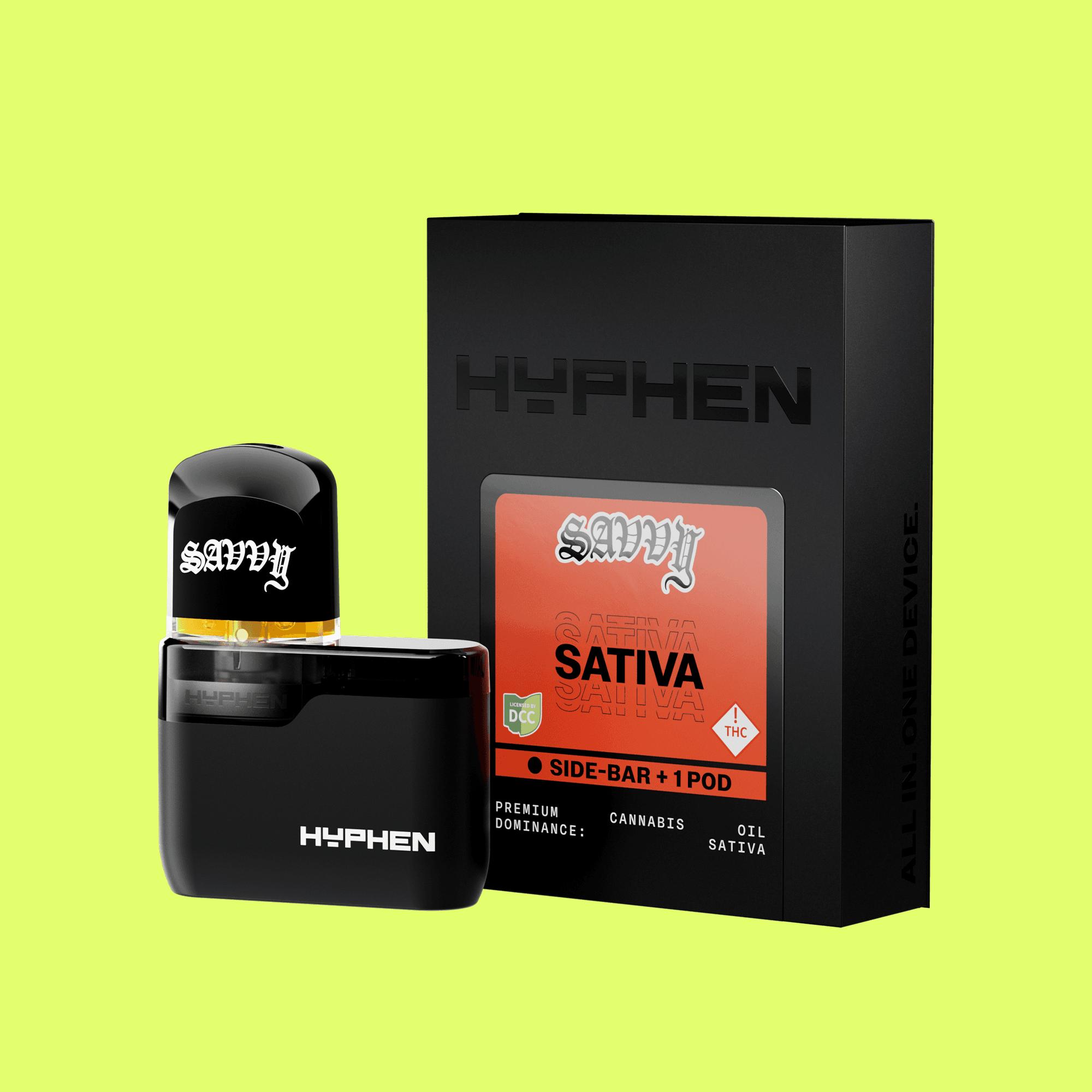 Savvy Clmnt Distillate Hyphen Side-Bar Kit - 2g Pod