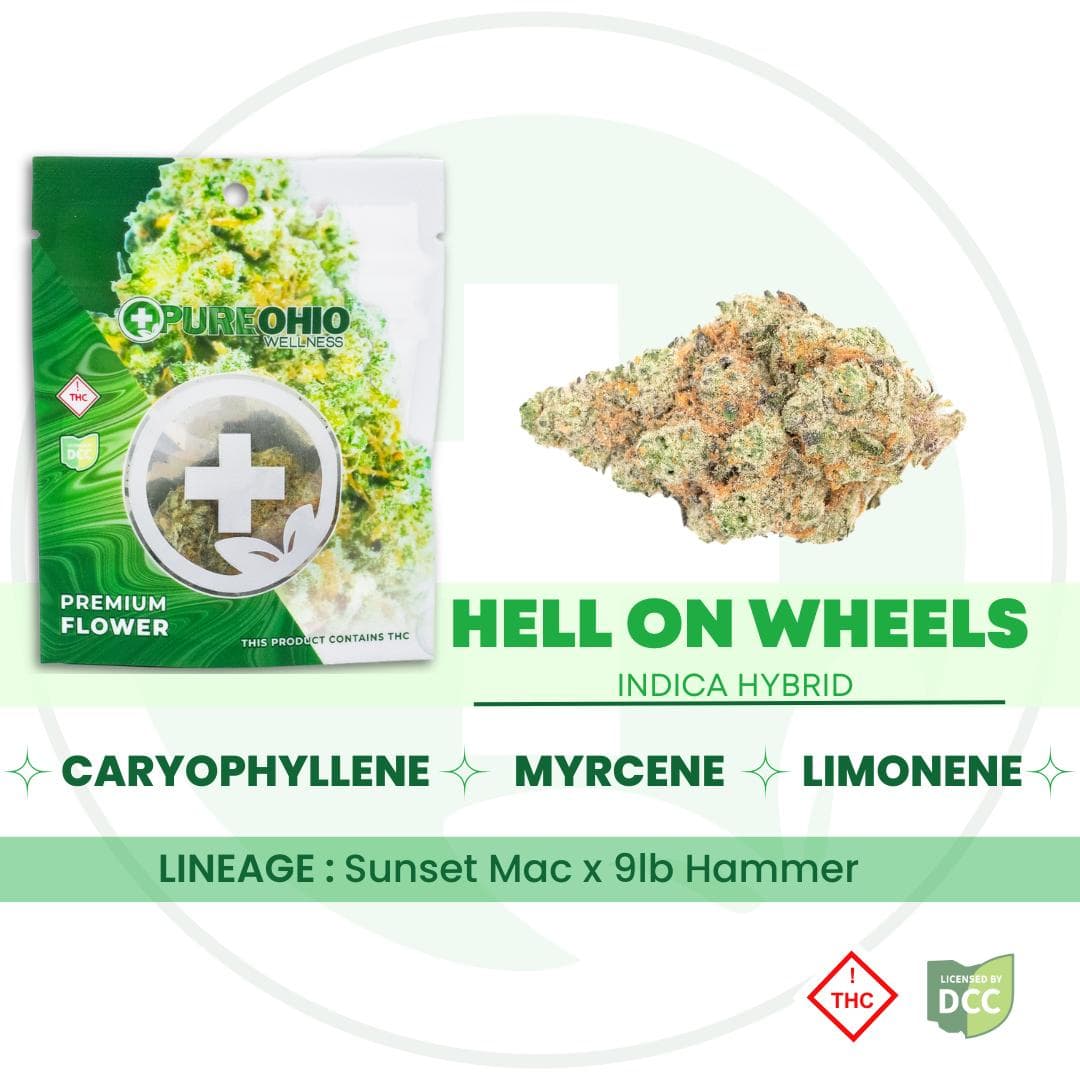 Pure Ohio Wellness Hell On Wheels | 3.5g