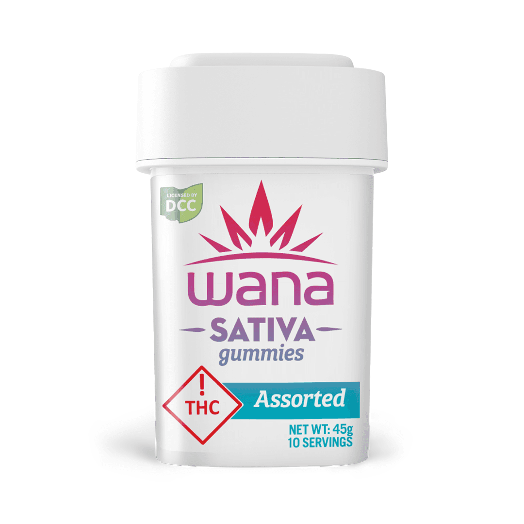 Wana Sativa Assorted Flavors - 105mg 10pk Gummies