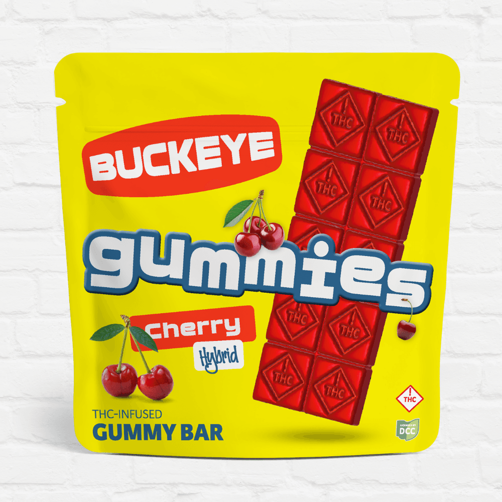 Buckeye Cherry Gummy Bar - 105mg 10pk Gummies