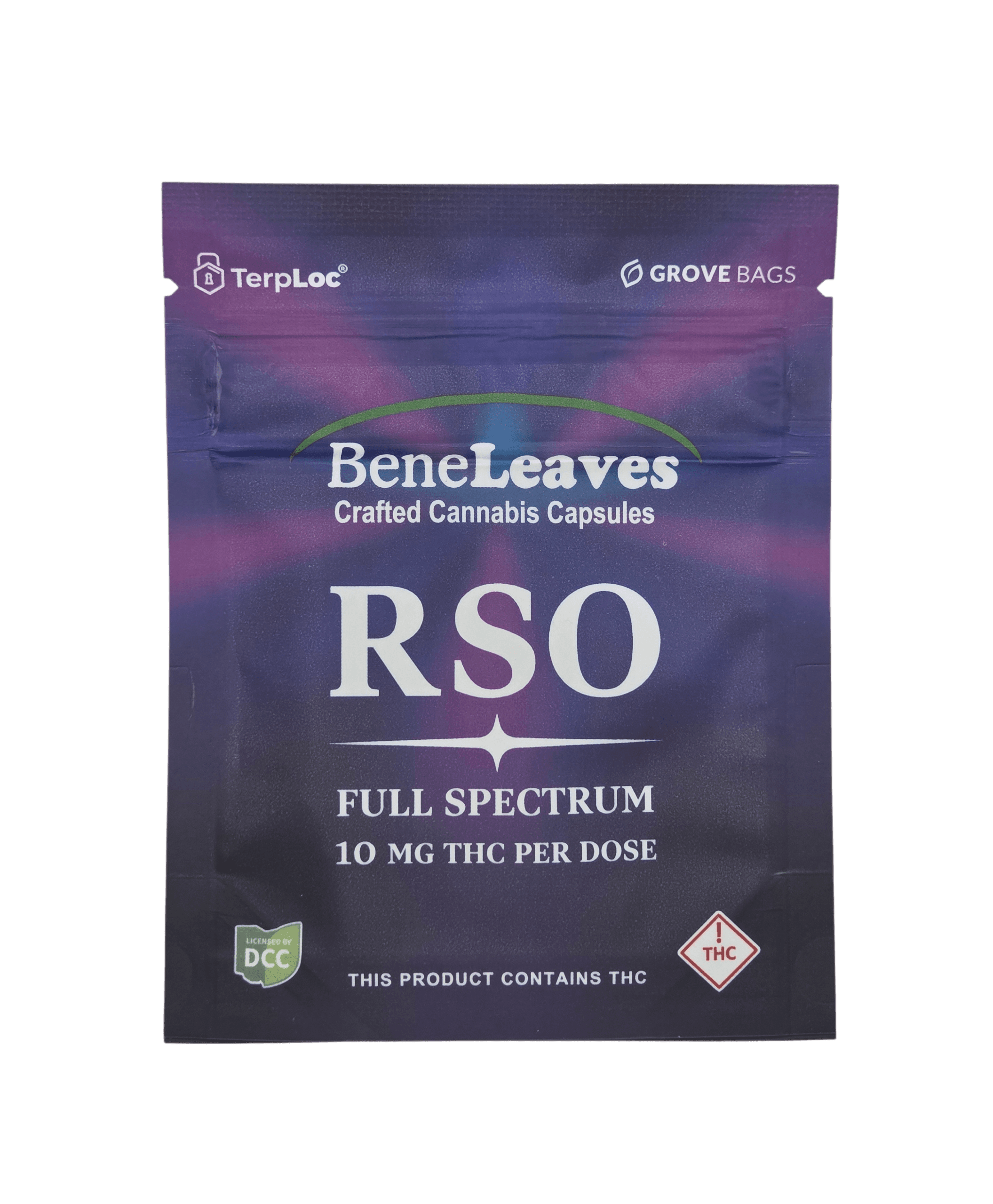 BeneLeaves Beneleaves RSO (H) Capsules 10mg 11pk