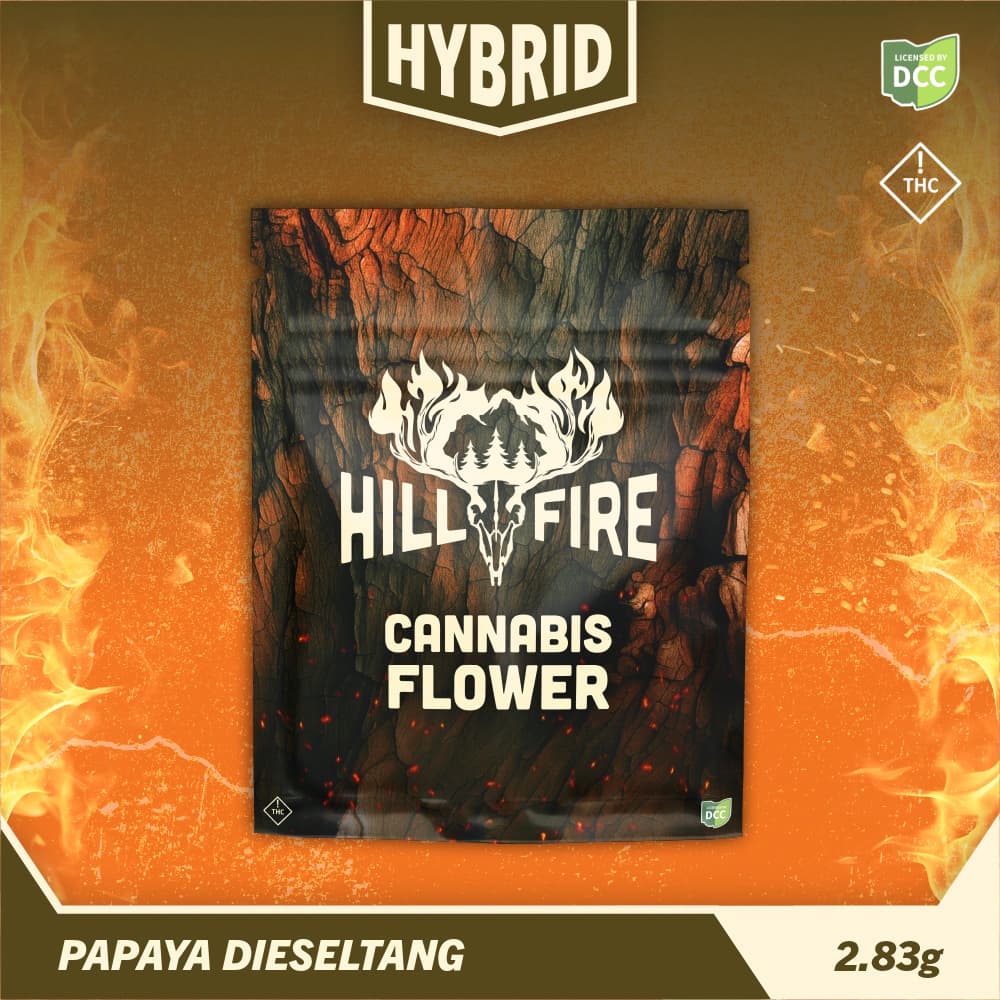 Hillfire Papaya Dieseltang Flower