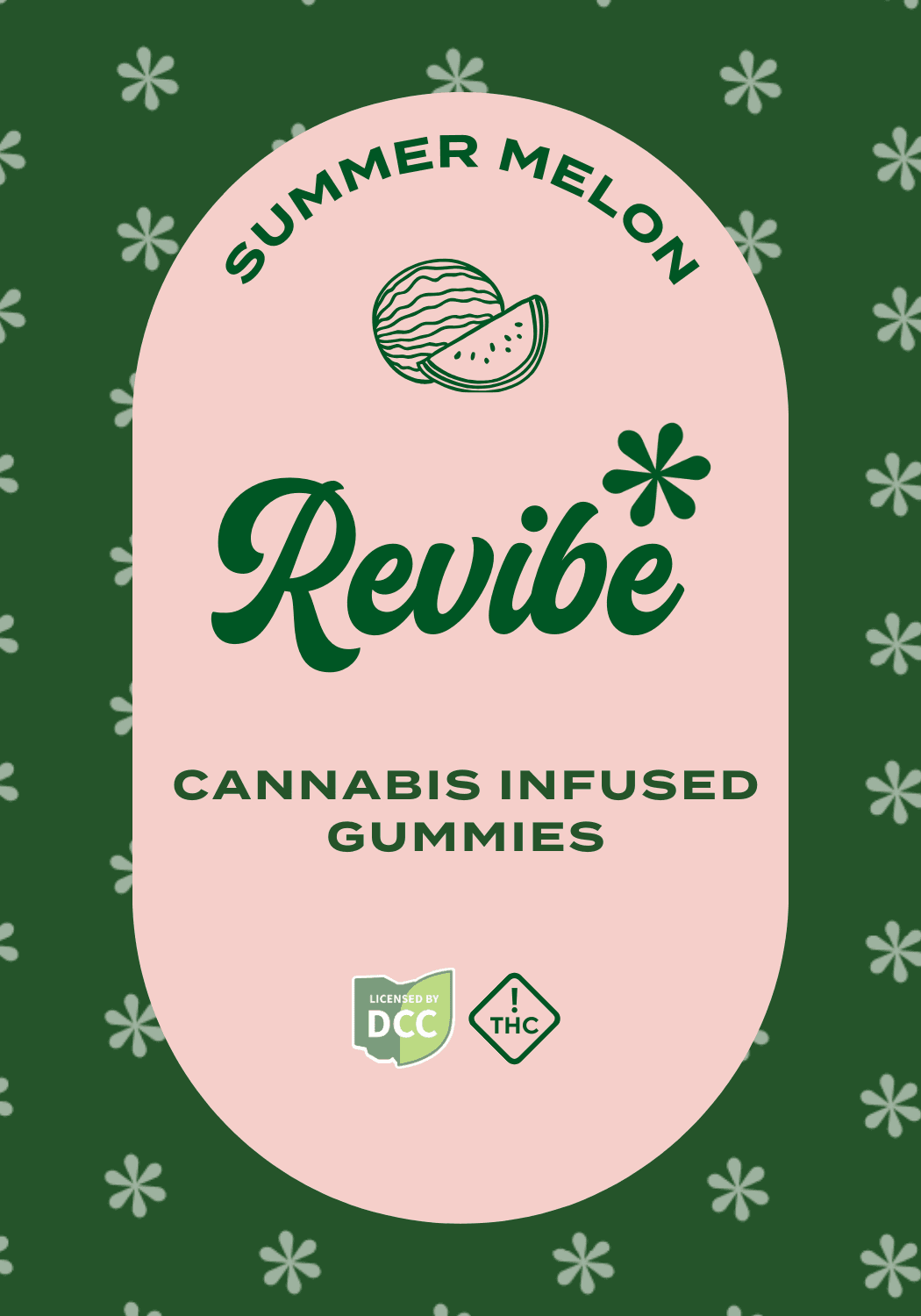 Revibe Summer Melon High Dose Gummies
