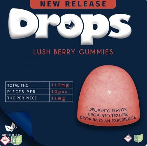 Drops Drops Berry Gummies 110mg 10pk