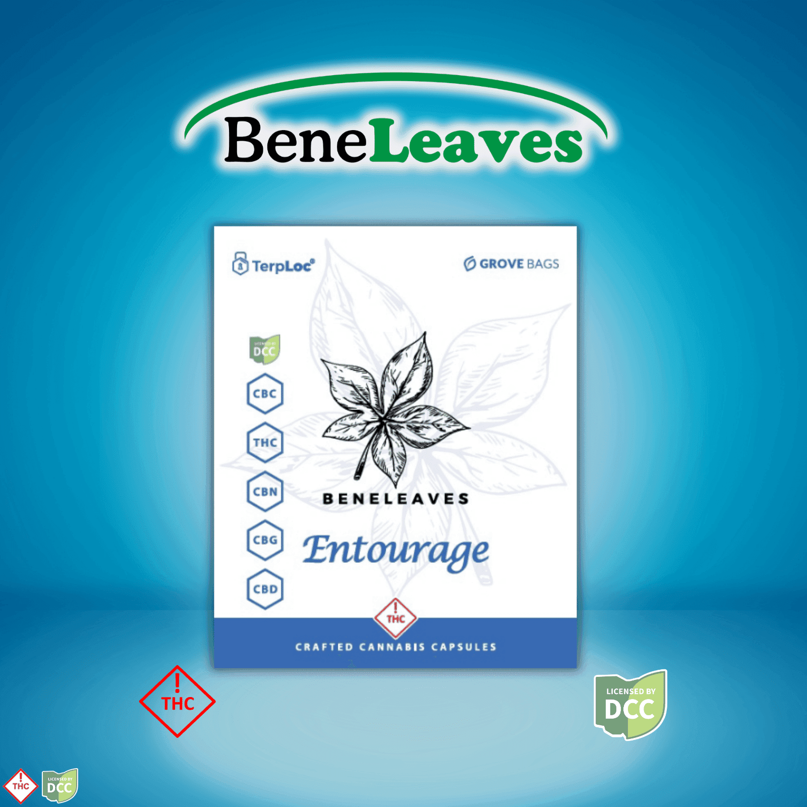BeneLeaves Beneleaves Entourage Effect 22pk 110mg Capsules