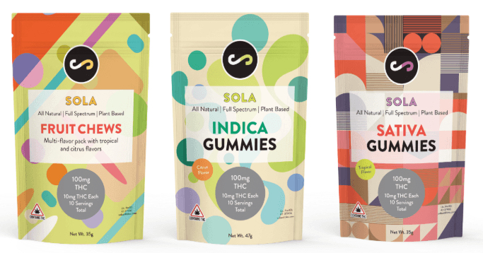 Sola Berry Hash Rosin Sativa Gummies | 250mg | Sola