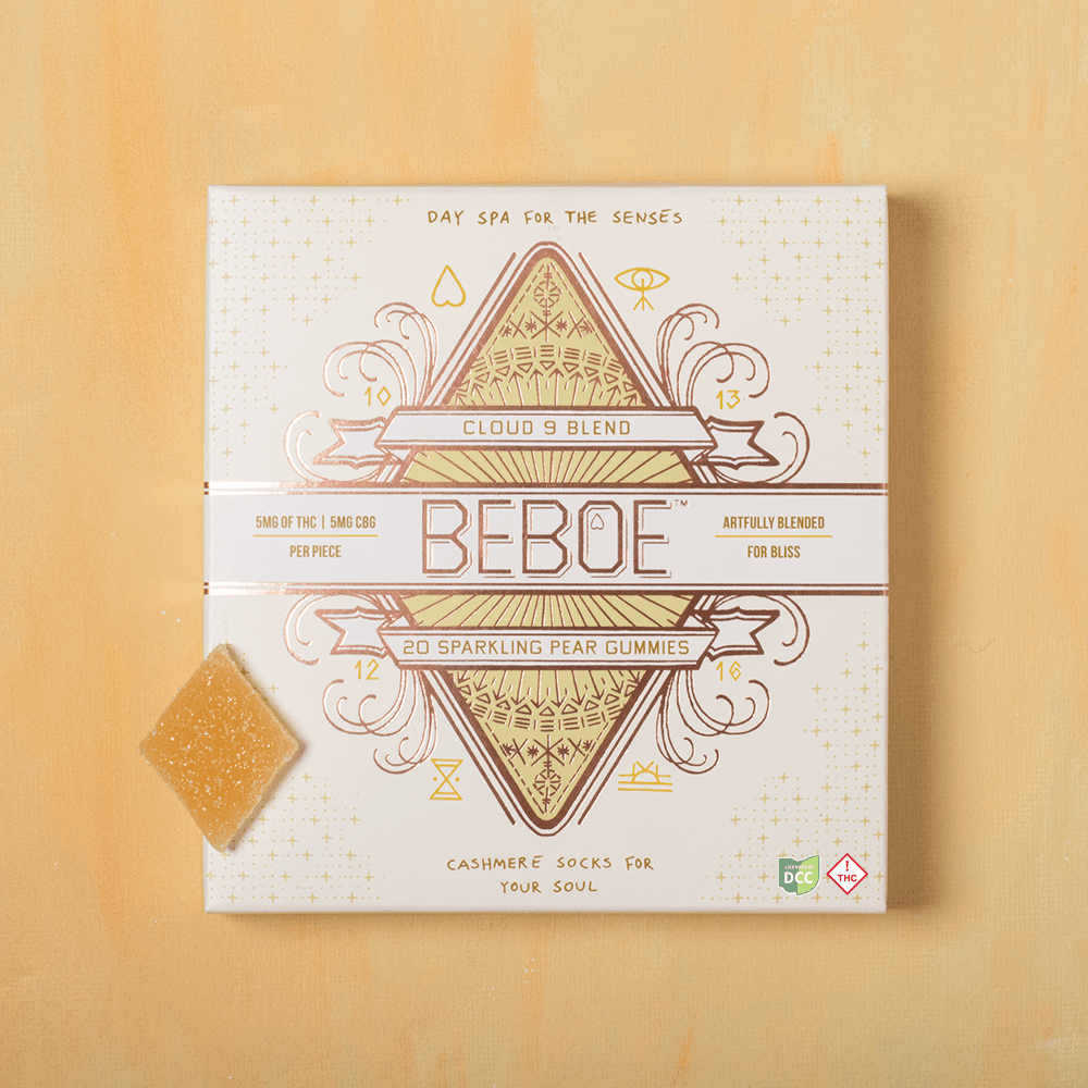 BEBOE Sparkling Pear 1:1 THC:CBG | Gummies | [106.26mg]