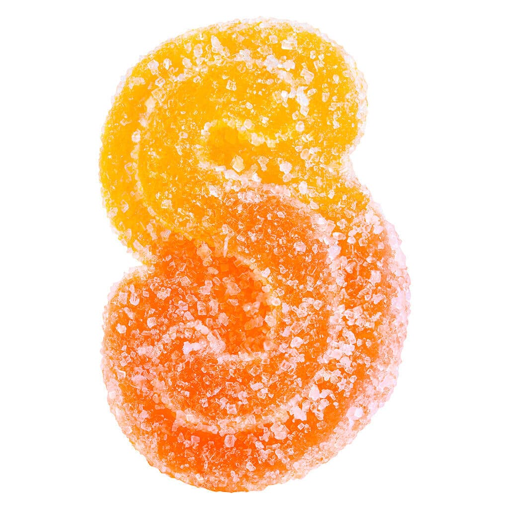 SOURZ by Spinach Fully Blasted Peach Orange 1:1 THC CBD Gummy 1 Pack