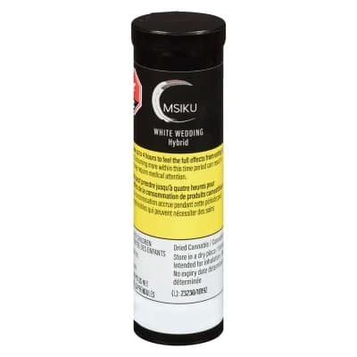 Msiku White Wedding Pre-Roll Indica Hybrid - 3x0.5g