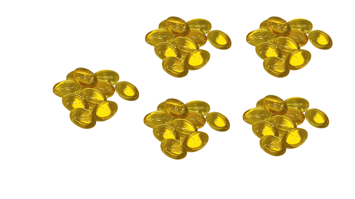 Glacial Gold Glacial Gold Balanced 10:10 Softgels 50pk