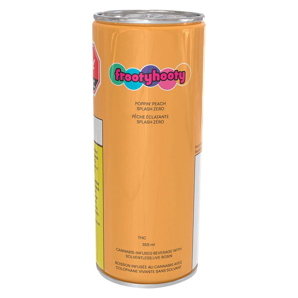 frootyhooty Poppin Peach Splash Zero - Hybrid - 355ml
