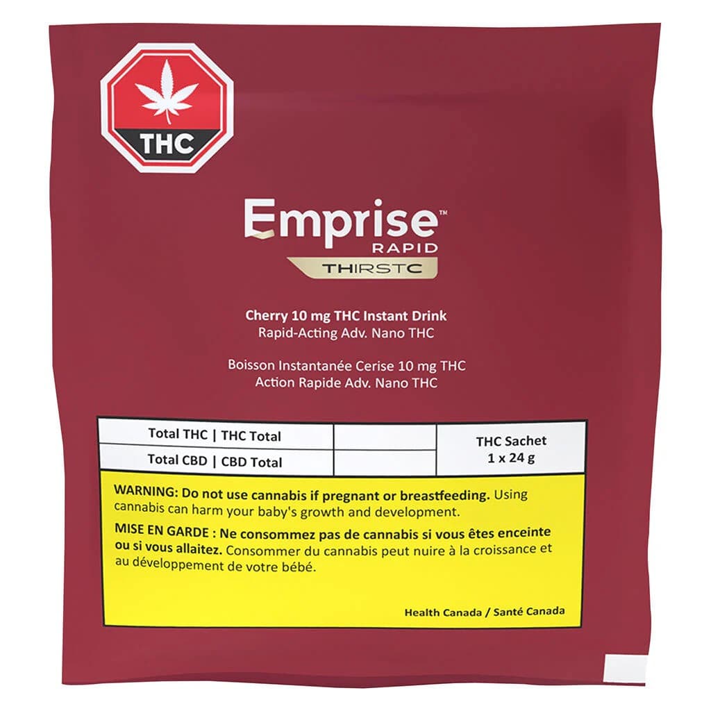 Emprise Emprise Rapid Thirstc Cherry 10 THC Instant Drink 1pk Edibles