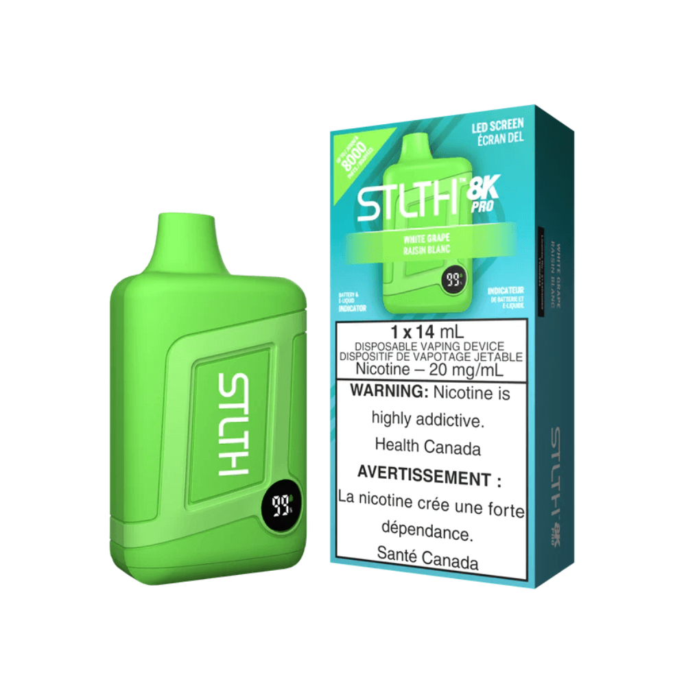 Stlth 8K Pro Disposable - 8K - White Grape