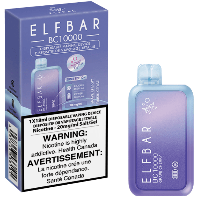 Elf Bar BC10K Disposable - 10K - Grape Cherry