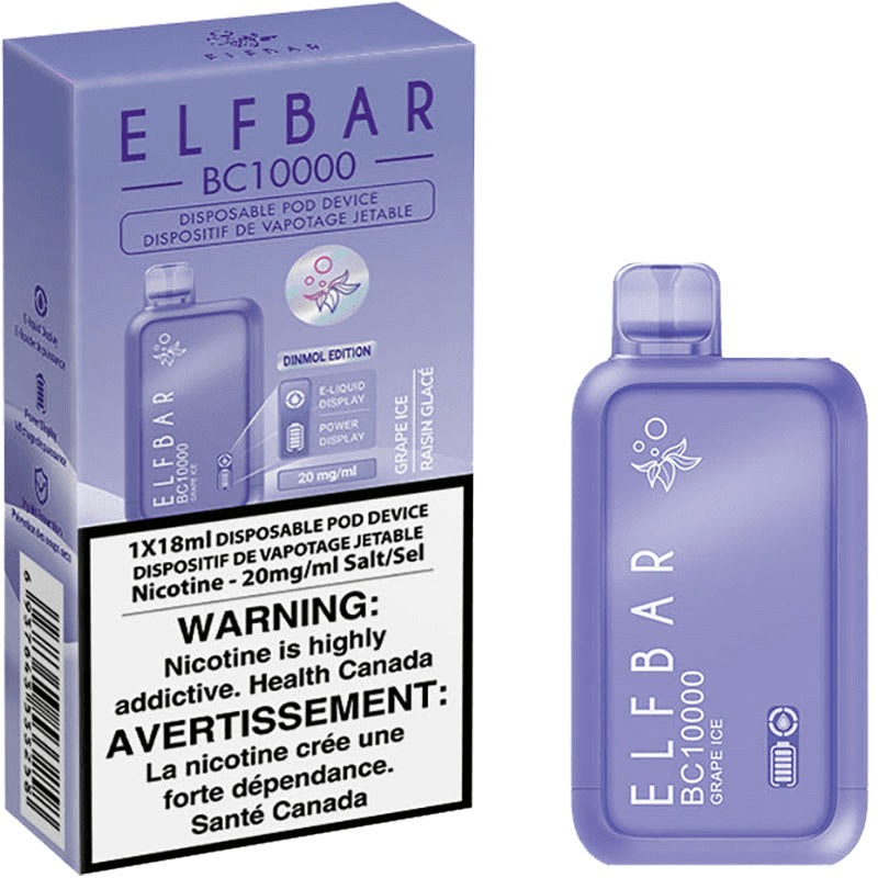 Elf Bar BC10K Disposable - 10K - Grape Ice