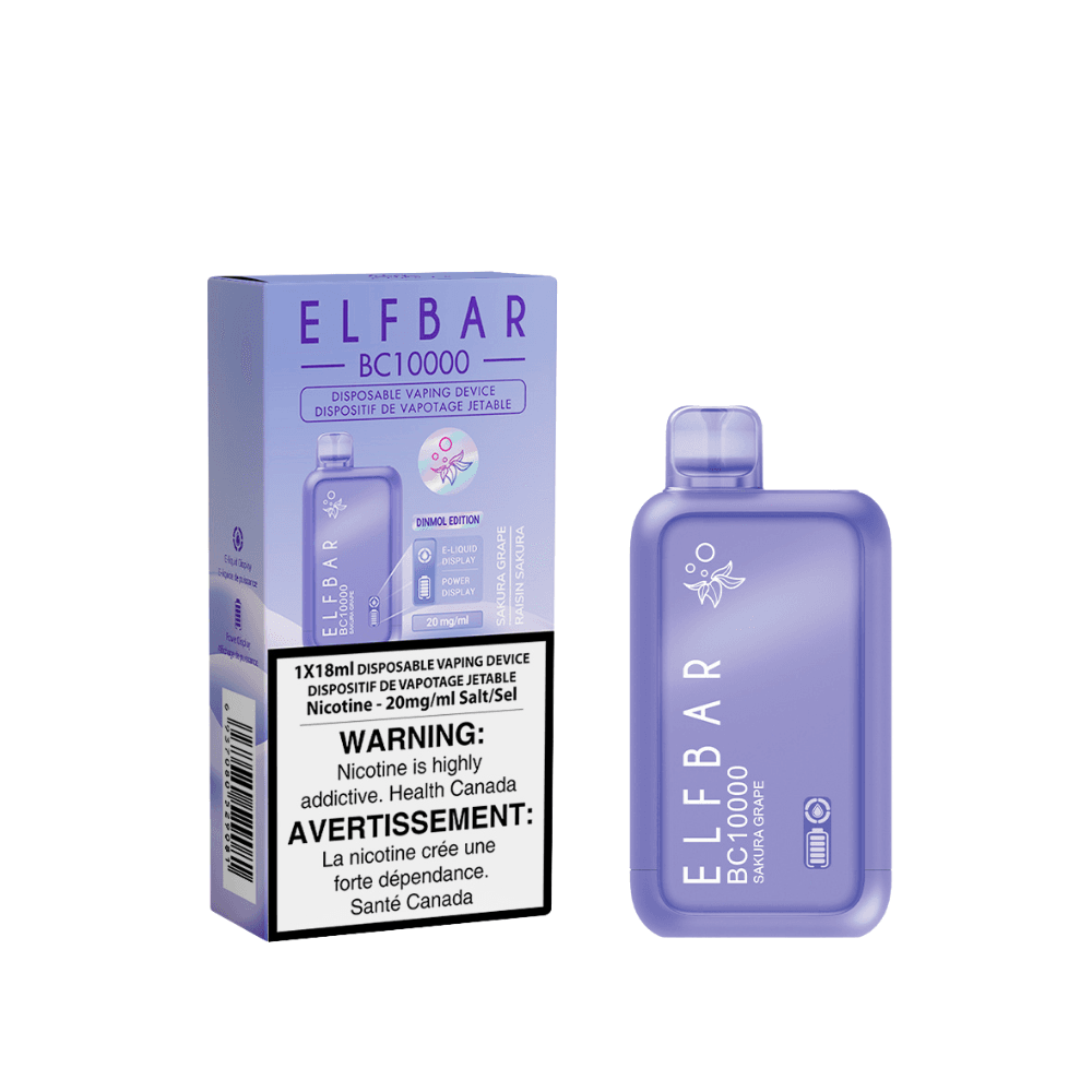 Elf Bar BC10K Disposable - 10K - Sakura Grape