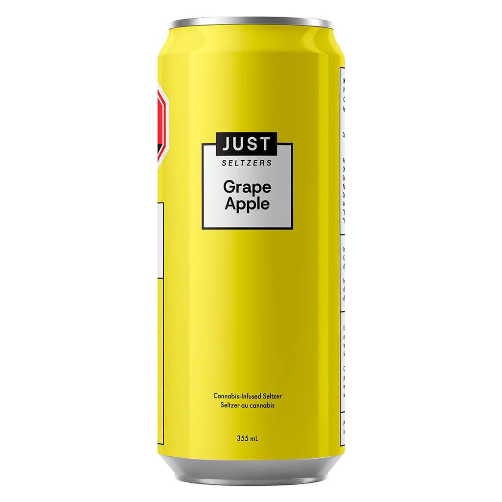 Just Seltzers Grape Apple - Hybrid - 355ml