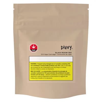 Divvy Black Widow 2:1 THC:CBD 510 - 1g - 2:1 THC:CBD - Hybrid
