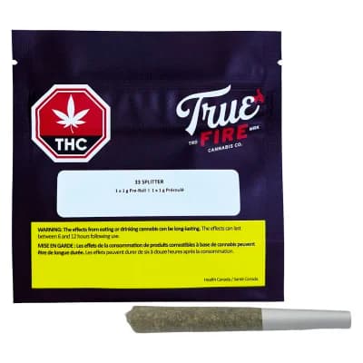True Fire 33 Splitter Pre-Roll - 3x0.5g