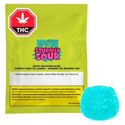 No Future Arctic Meltdown Blues - Stupidly Sour THC Gummy - Hybrid - 1 Pack