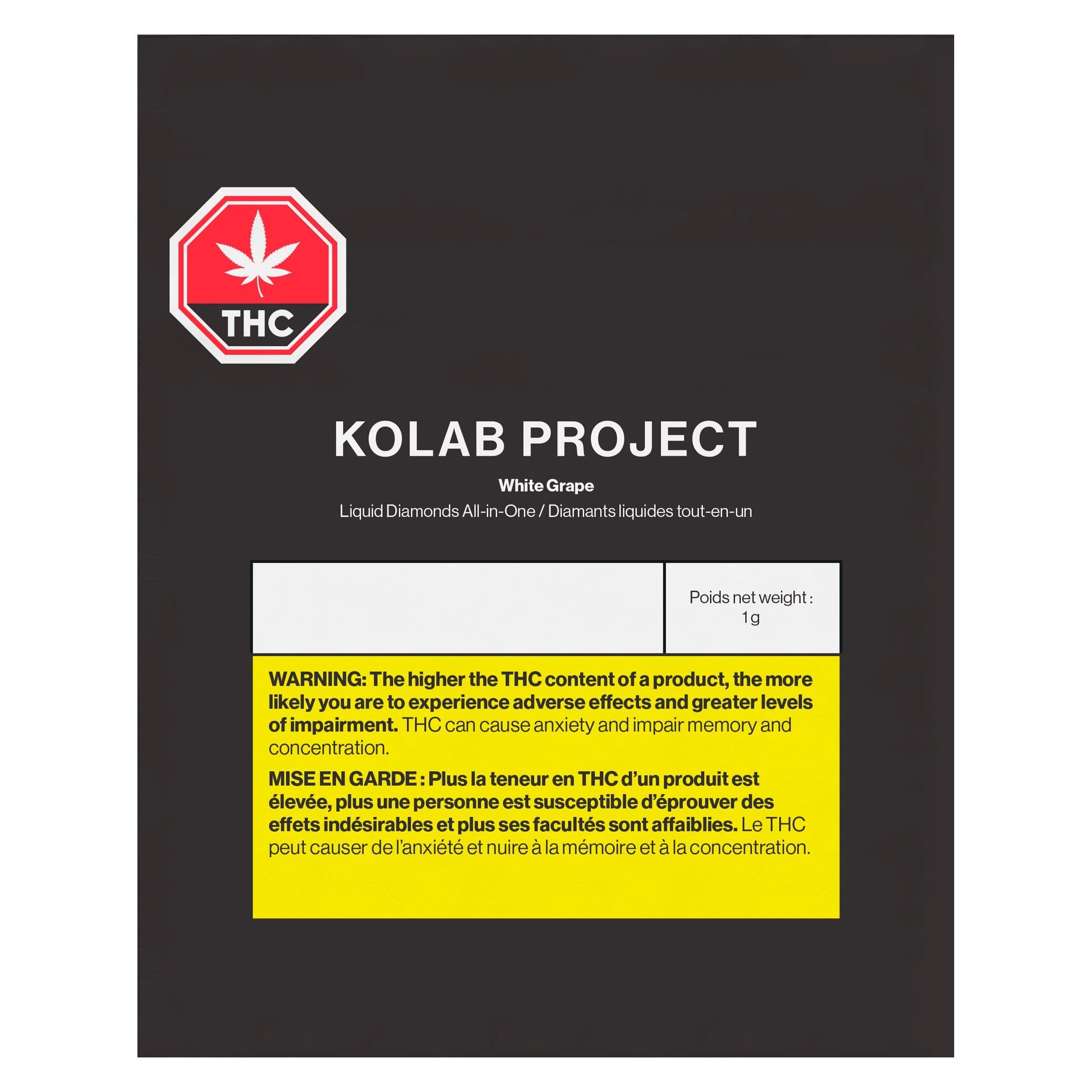 Kolab Project White Grape Diamonds AIO Vape
