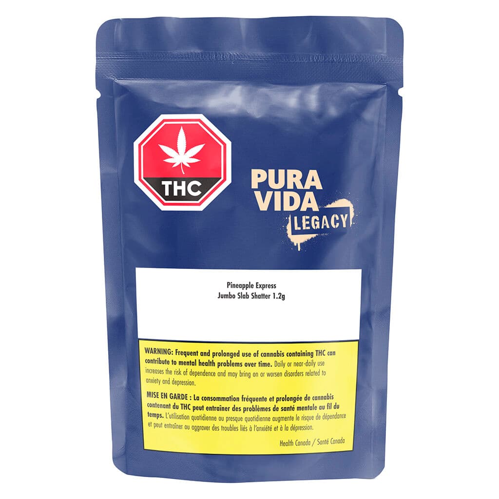 Pura Vida PURA VIDA Pineapple Express Jumbo Slab Shatter