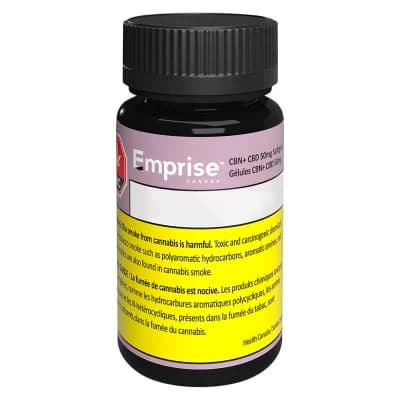 Emprise Canada CBN+ CBD 50mg Softgels - 30 caps