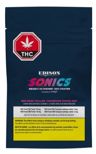 Edison Sonics Red Razz Chiller - 2 Pack
