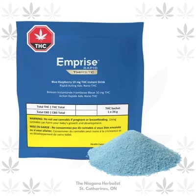 Emprise Emprise Rapid THirstC Blue Raspberry 10 THC Instant Drink 1pk Beverages