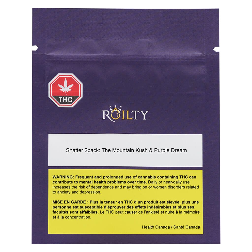 Roilty The Mountain Kush & Purple Dream Shatter - 2x0.5g