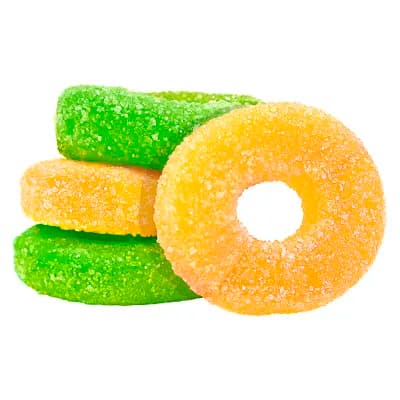 Olli O's Sour Kiwi & Mango THC/CBG/CBD - 4x 2.5mg THC, CBD & CBG Soft Chews
