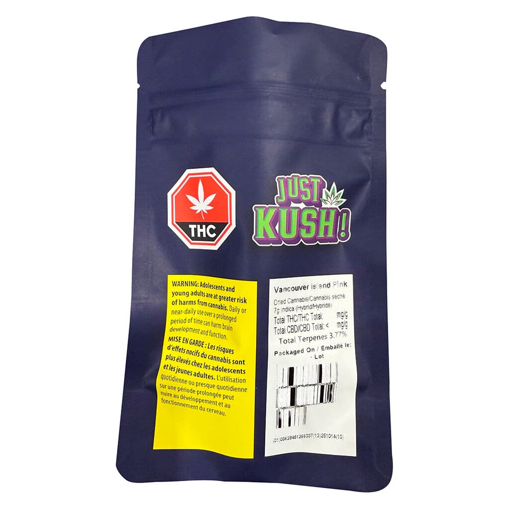 Just Kush VIP Kush (Vancouver Island Pink) Flower