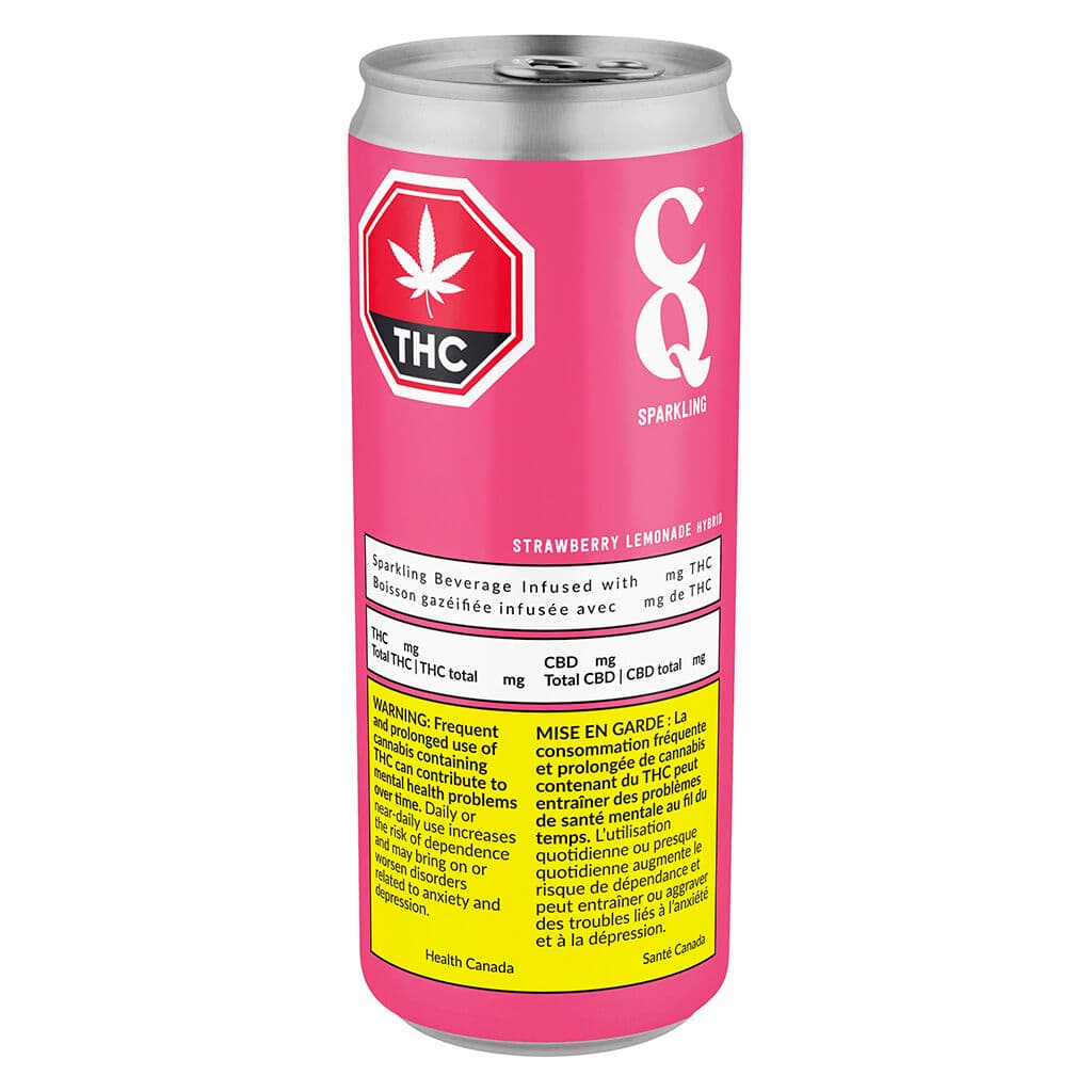 Cq Sparkling Cq Sparkling Strawberry Lemonade Hybrid 355ml