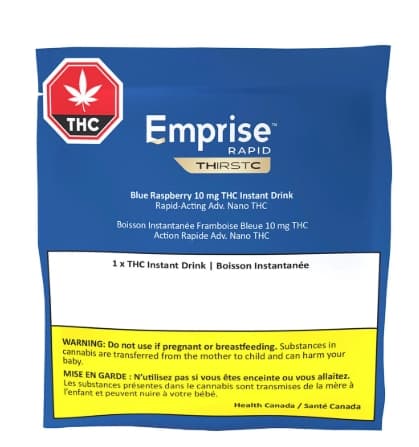 Emprise Emprise Rapid THirstc Blue Raspberry 10 THC Instant Drink 1pk