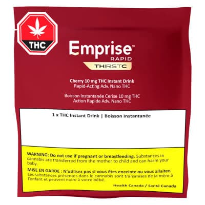 Emprise Rapid THirstC Rapid Thirst: Cherry THC 10 Instant Drink Mix - x1 Hybrid