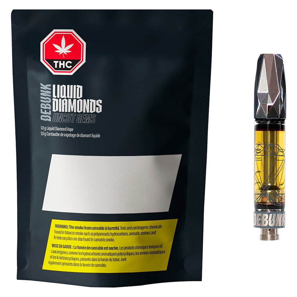 Debunk Uncut Gems Liquid Diamond 510 Vape Cartridge - Blend