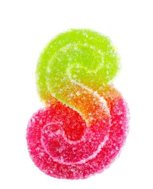 SOURZ by Spinach Fully Blasted Cherry Lime Gummy - Hybrid - 1 Pack