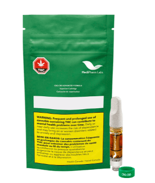 MediPharm Labs MEDIPHARM LABS CBG:CBD Advanced Formula 510 Thread Cartridge