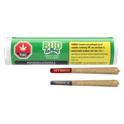 Bud Lafleur Booberry Cookies & Strawberry Banana Sampler Pack Pre-Roll | 2x0.5g