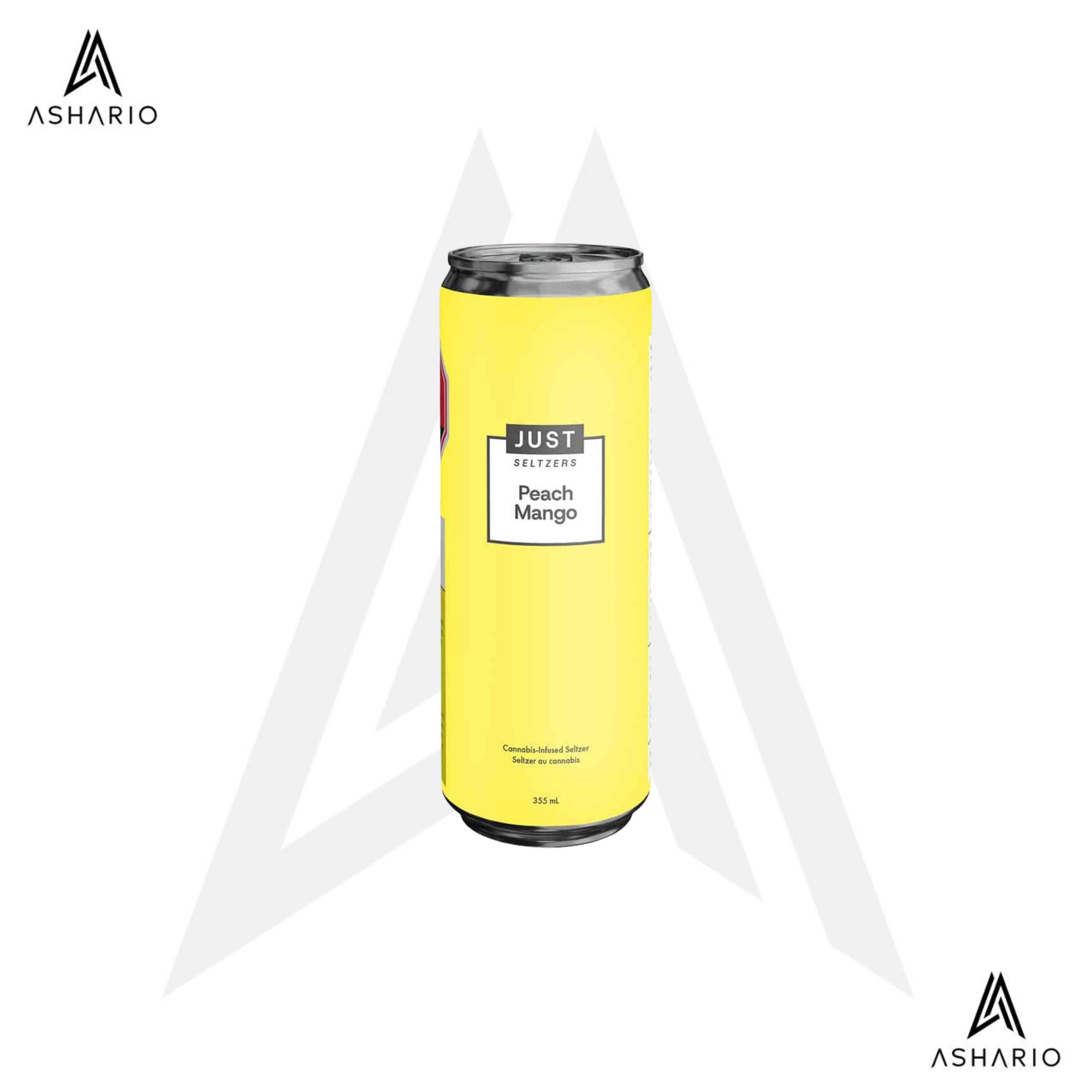 Just Seltzers Peach Mango 355ml