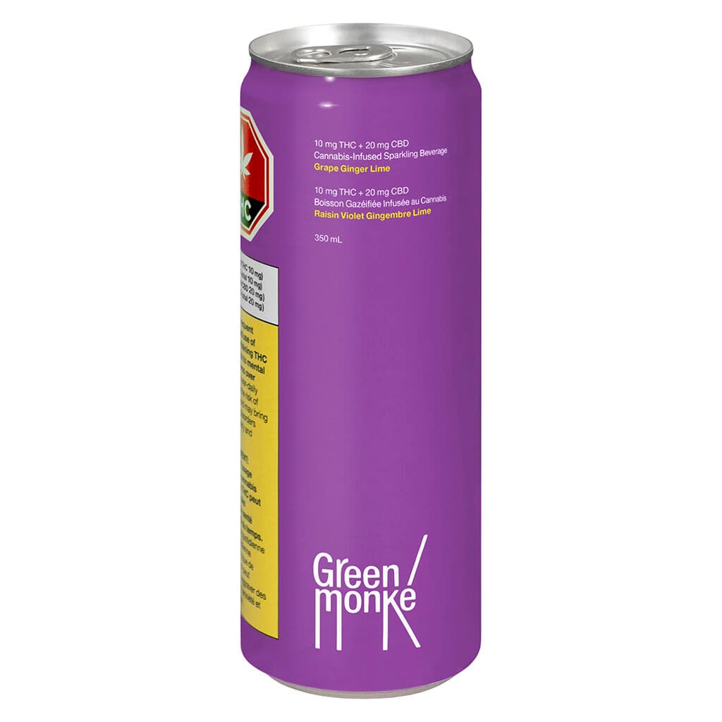 Green Monke Grape Ginger Lime - 350ml