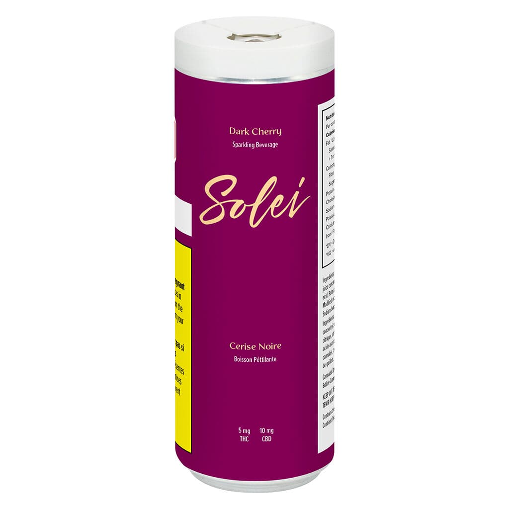 Solei Dark Cherry Sparkling Beverage 355ml Beverages