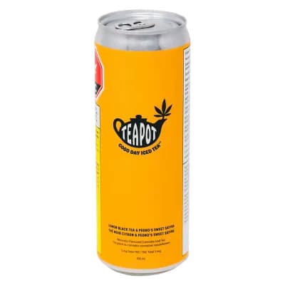 TeaPot Mango Green Tea - 355ml Hybrid Beverage (5mg/THC)