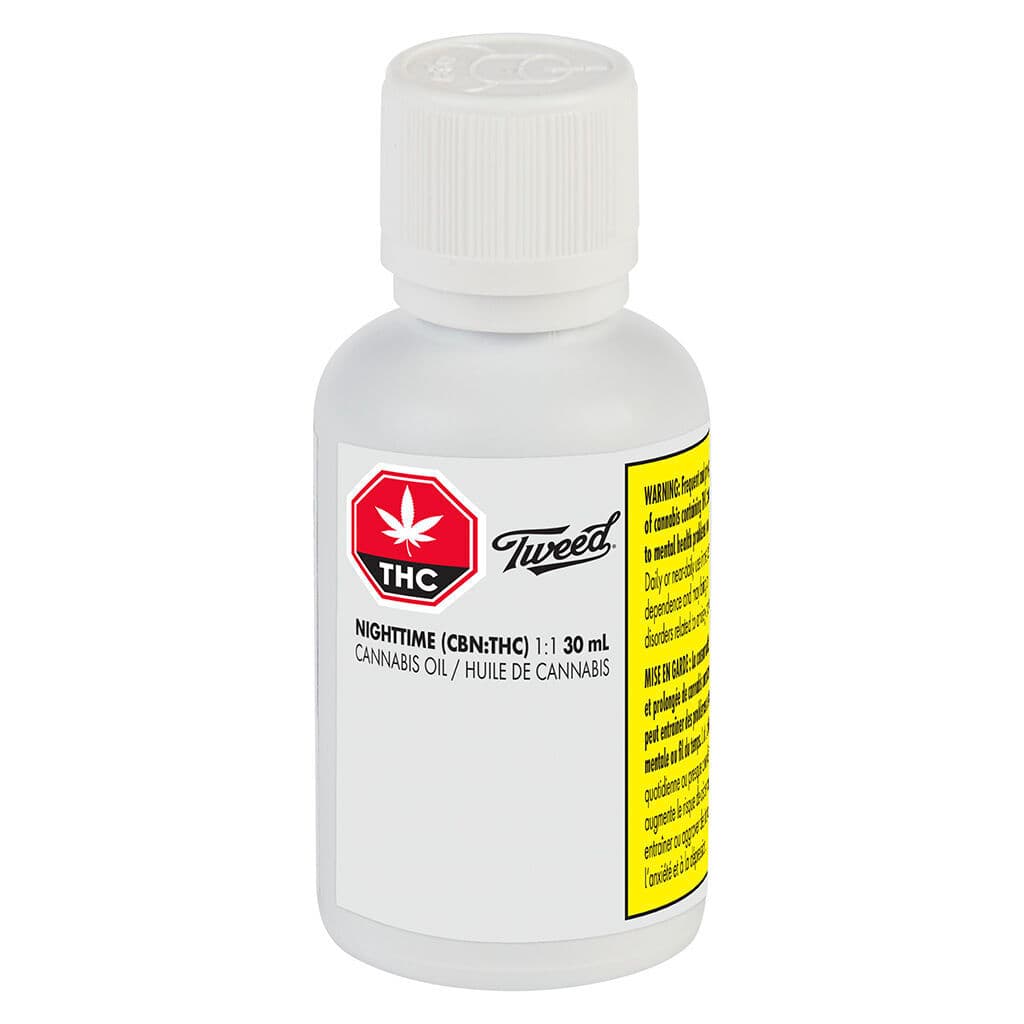 Tweed NightTime Oil (CBN:THC) 30ml