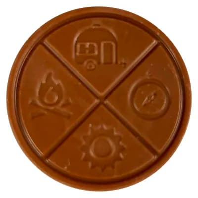 The Hazy Camper Cherry Bomb THC Organic Milk Chocolate - Hybrid - 1 Pack